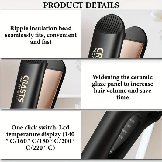 CRASTS Hair Straightener & Curling Iron