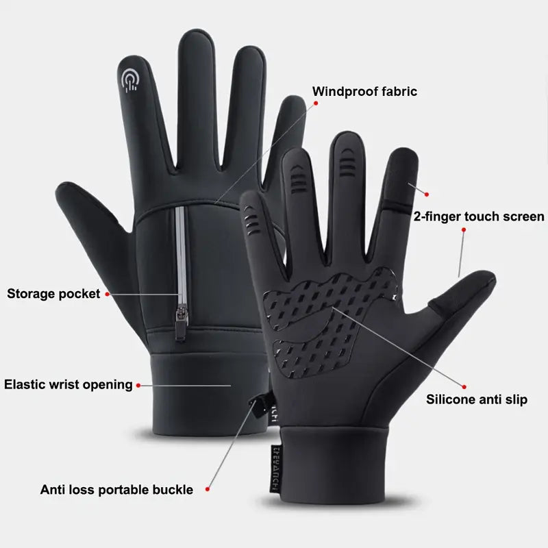 Winter Touchscreen Warm Gloves for Outdoor Sports,